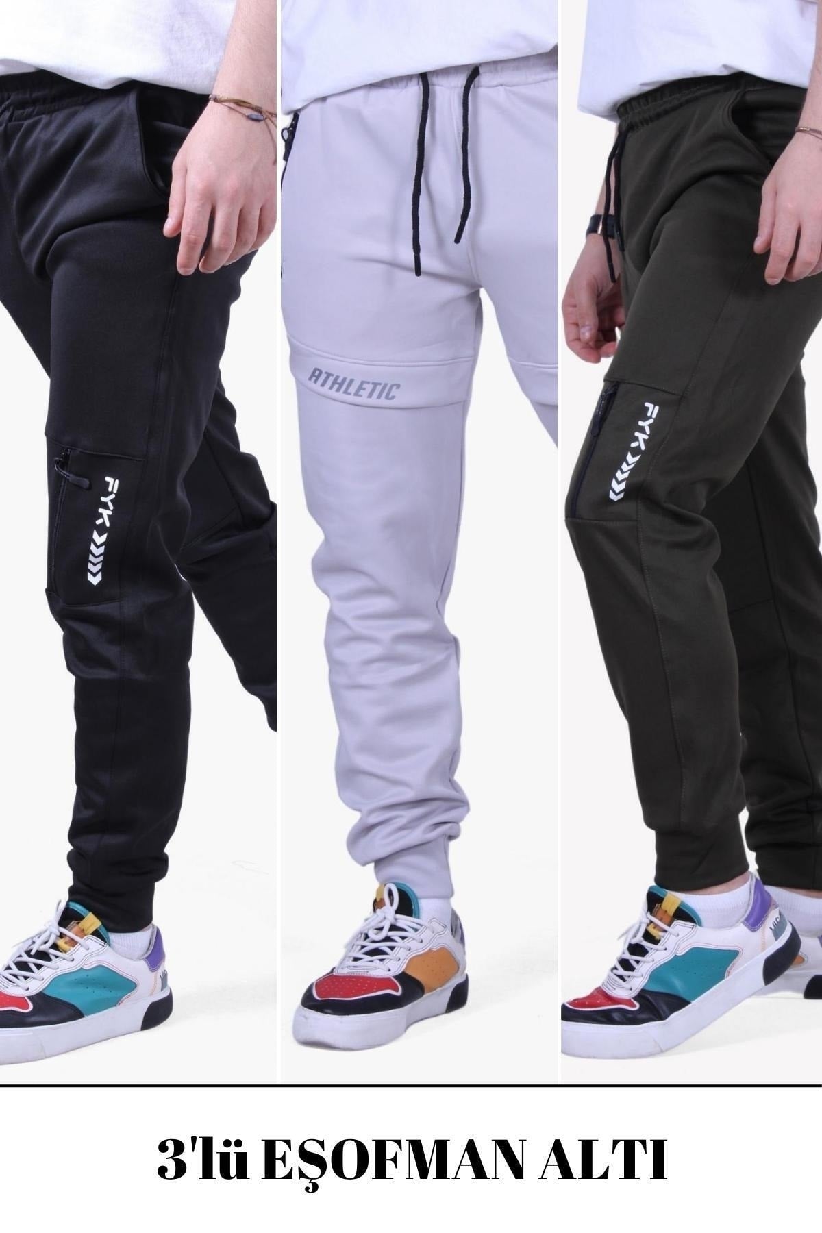 Herren-Tracks mit 3 verschiedenen Mustern (Sml-XL-Xxl)