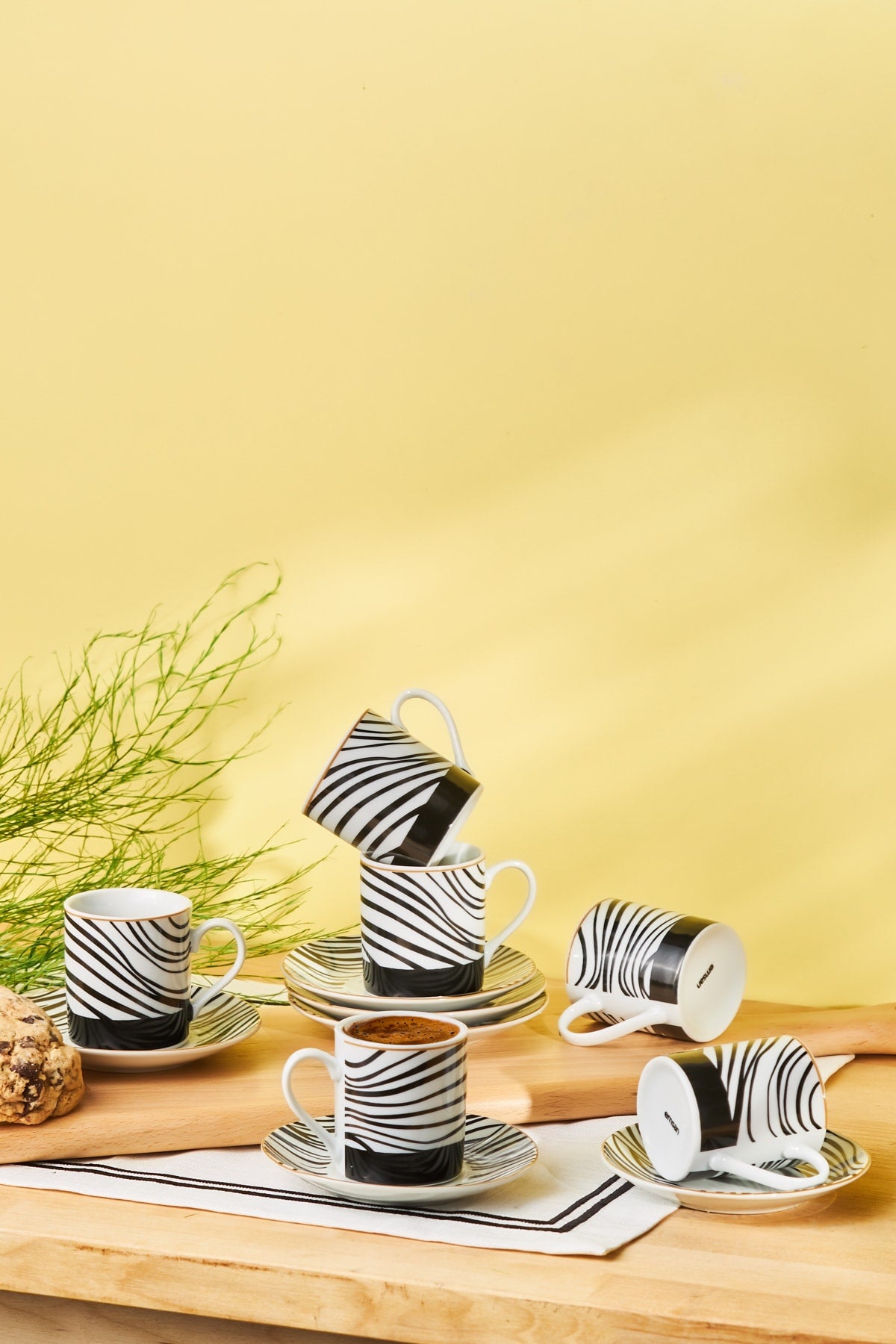 Black Nera 6er-Set Kaffeetassen 90 ml