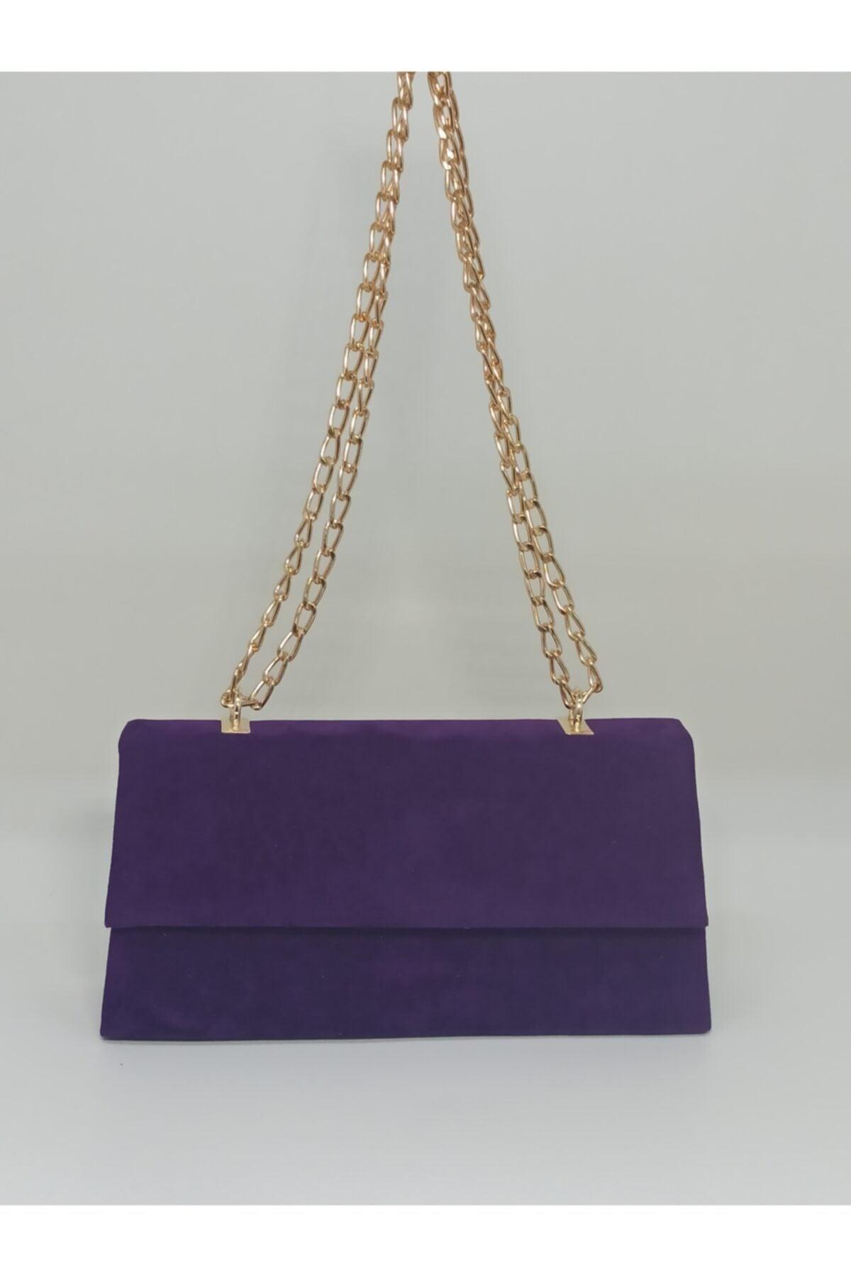 Women's Purple Suede Bag - Swordslife