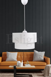 Pasta Single Pendant Lamp Chandelier White E784