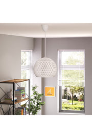 Pendent Ball White Chandelier