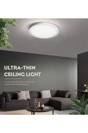 Moderner Zero Panel LED-Kronleuchter 24 Watt 6500 K Eisweißes Licht Lange Lebensdauer 1. Klasse LED 30 x 30 cm