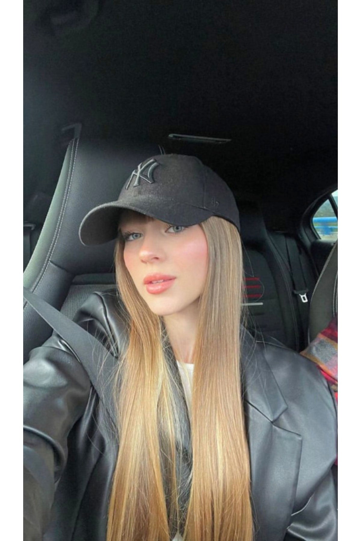 Unisex Schwarze Farbe Schwarze Stickerei Baseball Ny New York Hut