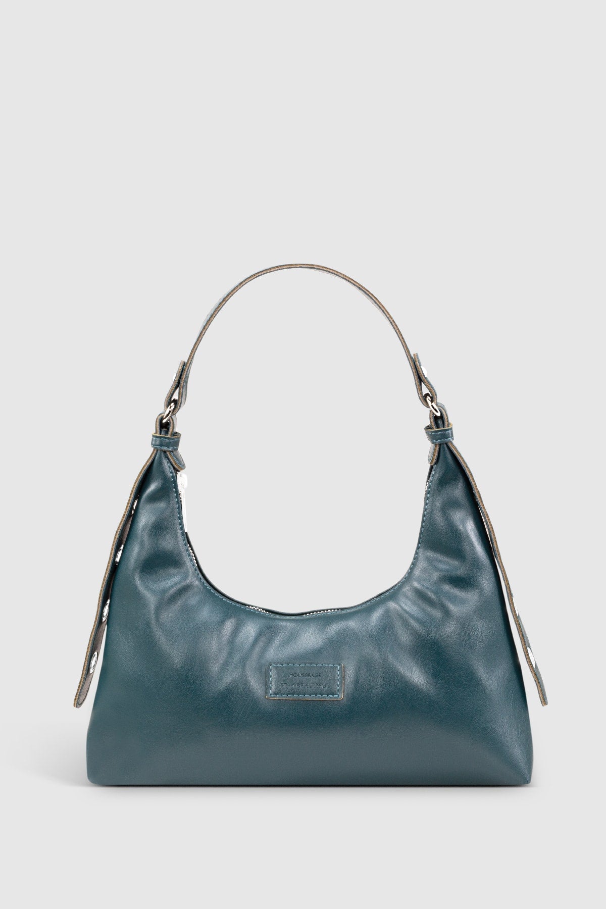 Damen Baguette-Tasche 205 in Petrolgrün