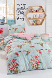 Junior Duvet Cover Set Single Alanur Mint
