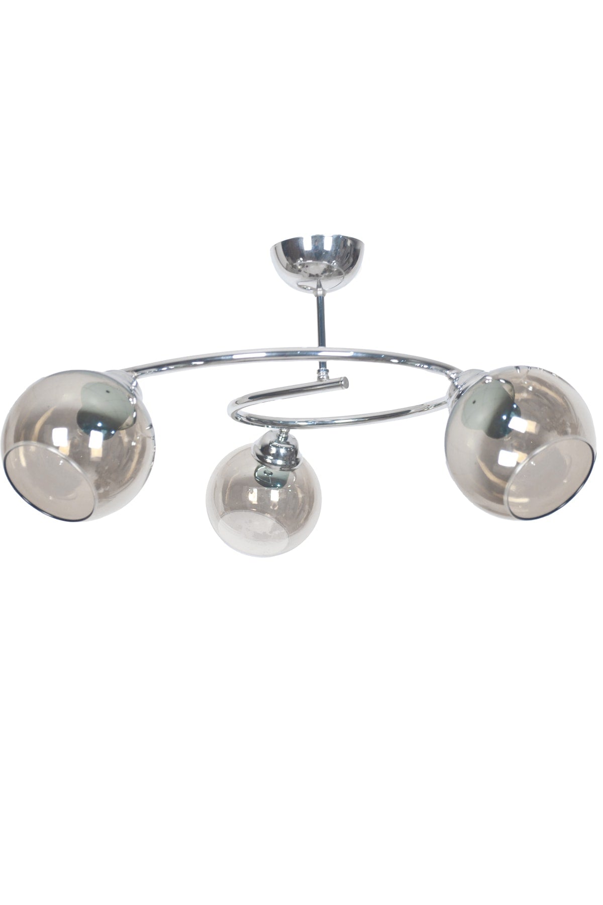 Tropic Modern Luxury Design Chrom Farbe Rauchglas Wohnzimmer - Küche - Schlafzimmer 3-teiliger Kronleuchter