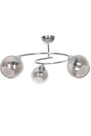 Tropic Modern Luxury Design Chrom Farbe Rauchglas Wohnzimmer - Küche - Schlafzimmer 3-teiliger Kronleuchter