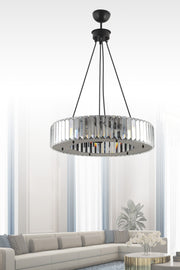 Luxury Diamond 37 Cm Black Chandelier