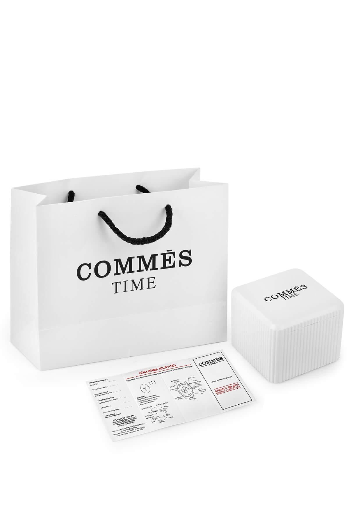 Stahlband Silber Schwarz Farbe Stoppuhr und Kalender Herren klassische Armbanduhr CM1939-Sggb