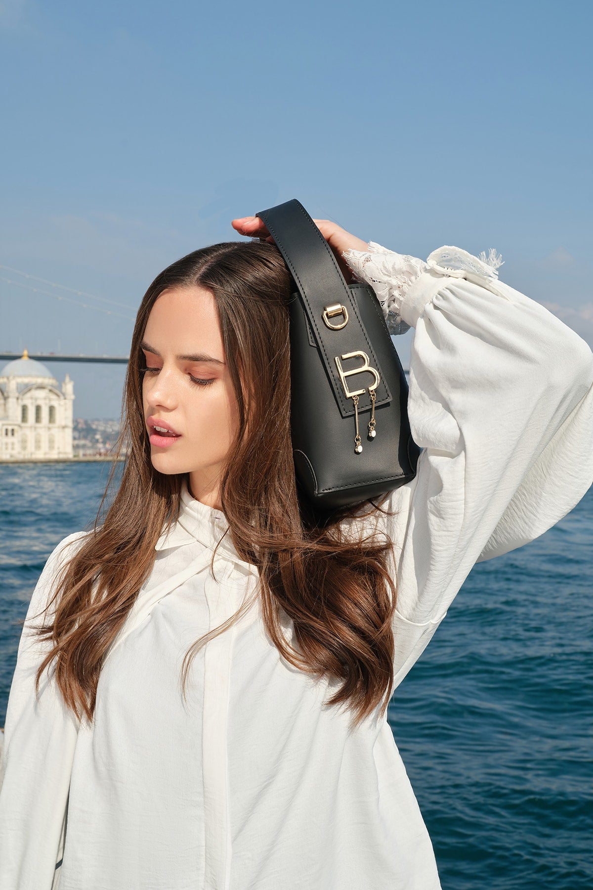 Damen Hand- und Schultertasche mit Innengeldbörse