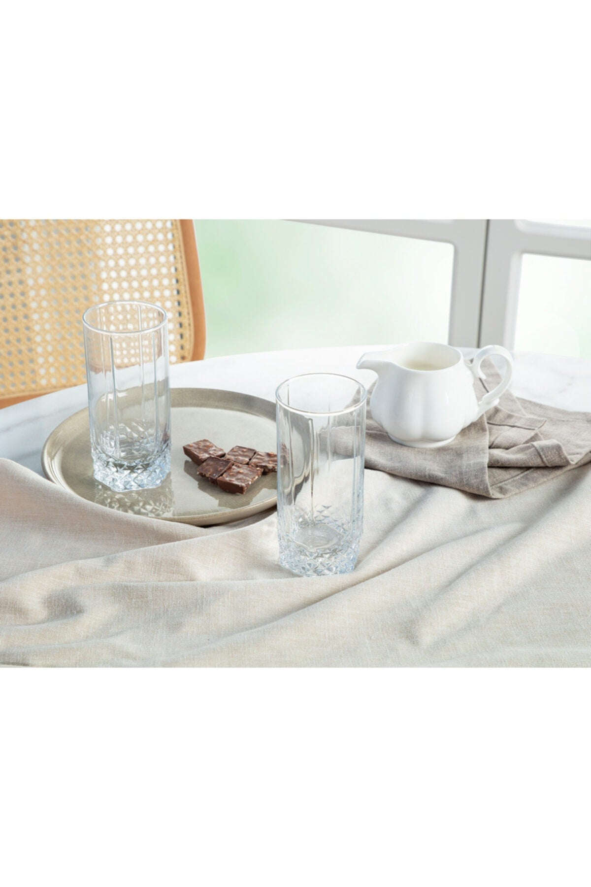 Pamella Set Of 4 Water Glasses - 290 Ml