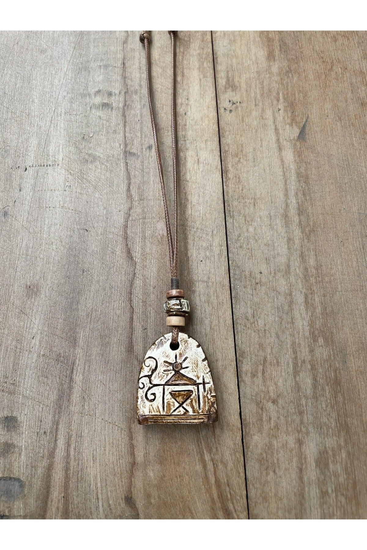 Ceramic Design Necklace, Bohemian Ethnic Style Necklace, Design Necklace, - Swordslife