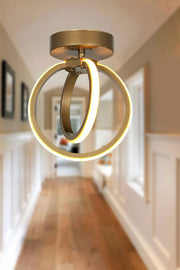 Sezen Led Ceiling Mounting Single Chandelier Antique
