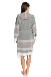 Cotton Peshtemal Bathrobe - Akyaka - Swordslife