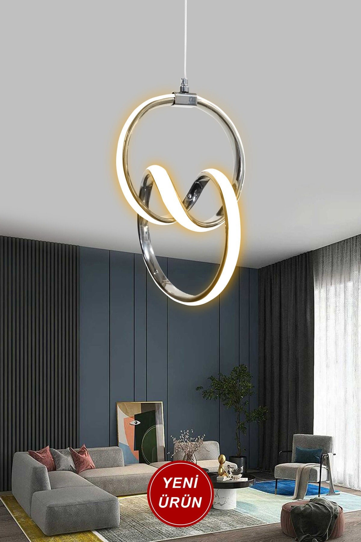 Chrome Case Daylight Led Chandelier 1 Year Warranty Led Chandelier