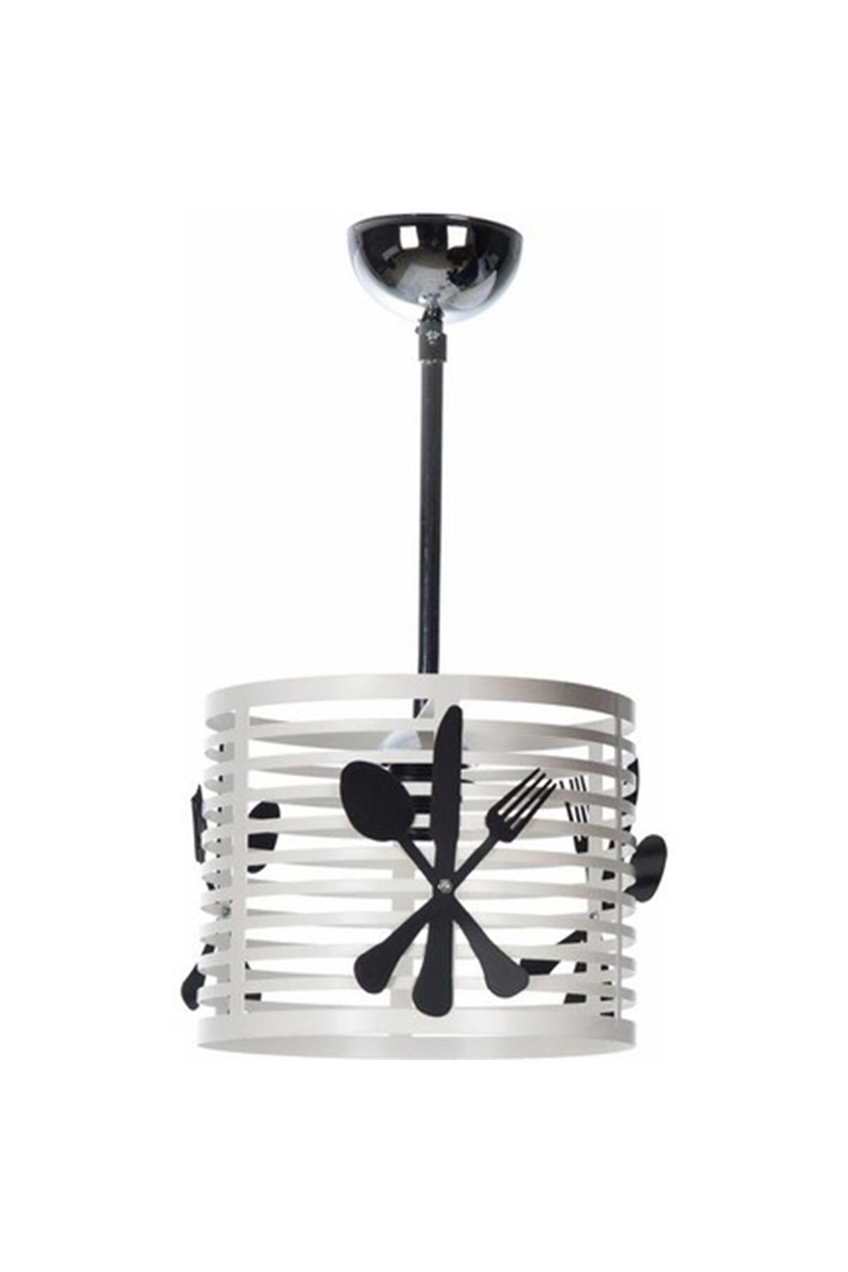 Kitchen Single Black And White Chandelier