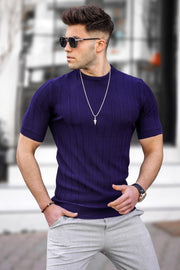 Men'S Navy Blue T-Shirt 5684