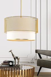 Caliner Chandelier Gold White Mdrn-45