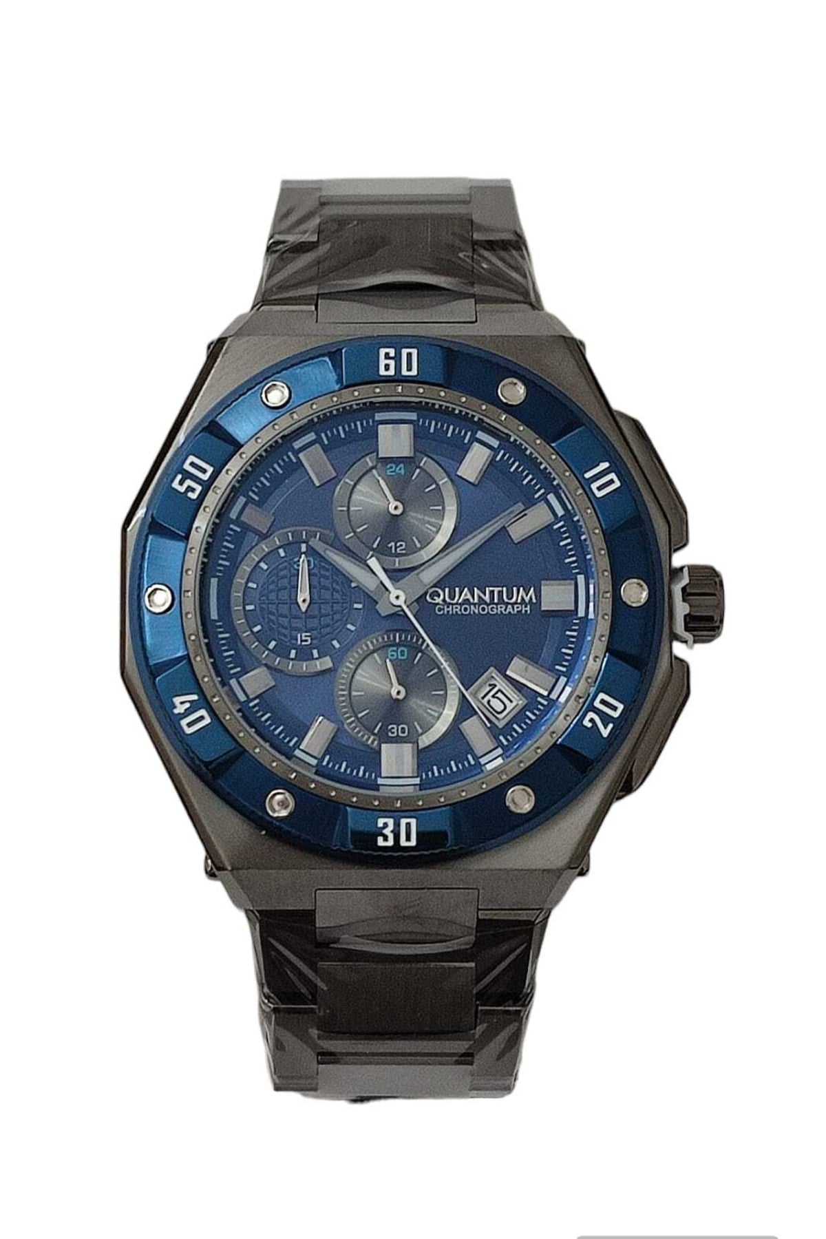 Hng1011 Herrenarmbanduhr mit Stahlband und Funktion 1738