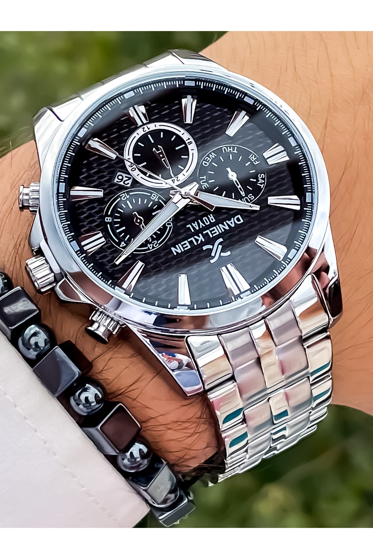 Original New Season Herren-Armbanduhr aus Stahl mit Geschenk