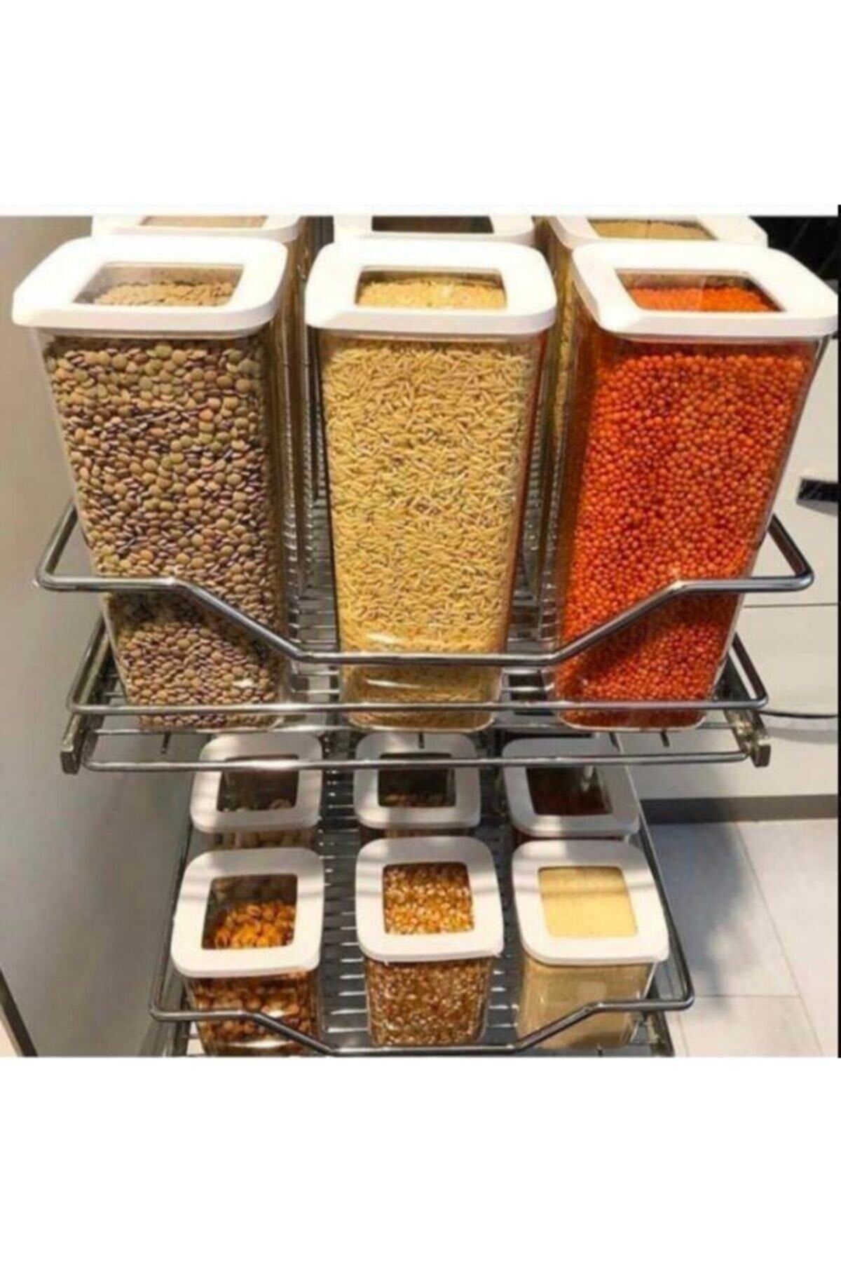 Große Vorratsbehälter 1700 ml 6 Stück