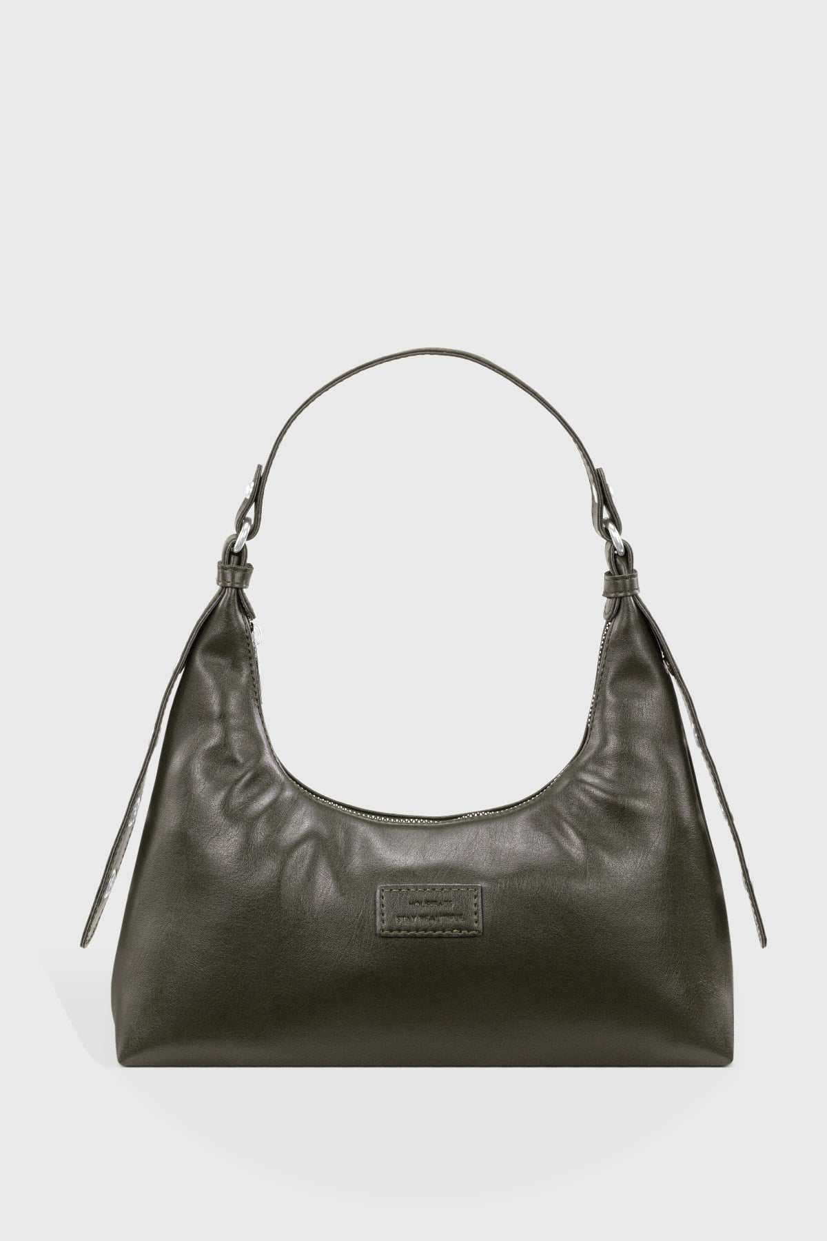 Khakifarbene Baguette-Tasche 205 für Damen