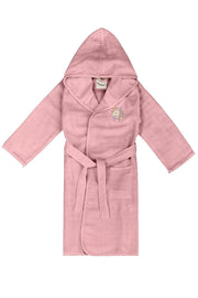 Unicorn Embroidered Kids Muslin Bathrobe - Swordslife