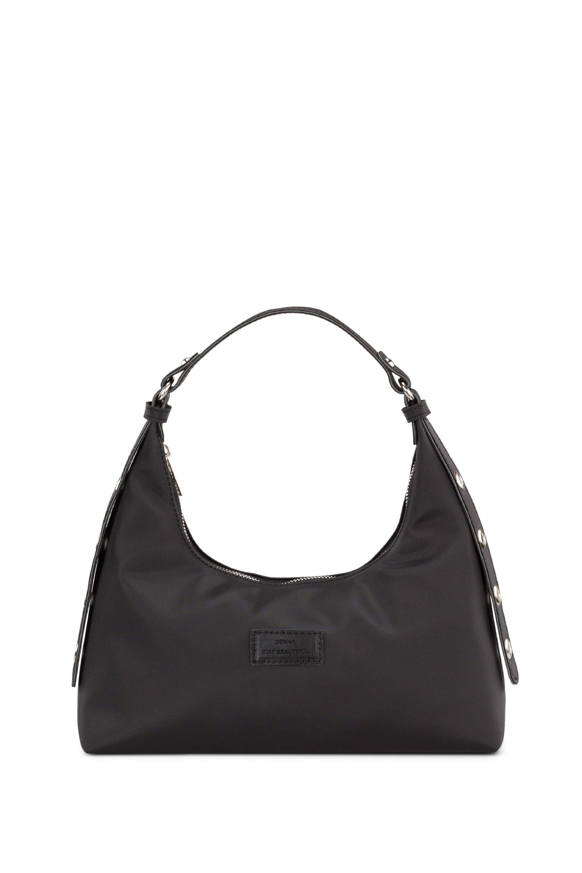 Schwarze Baguette-Tasche 205 für Damen