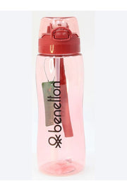 United Colors Of Benetton Automatische Trinkflasche mit Deckel, Rot