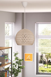 Pendent Ball Cream Chandelier