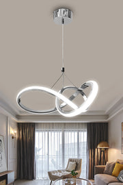 Chrome Led Chandelier White Light Powerled Led Chandelier