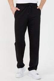 Men's Black Straight Leg Comfort Cut Sweatpants