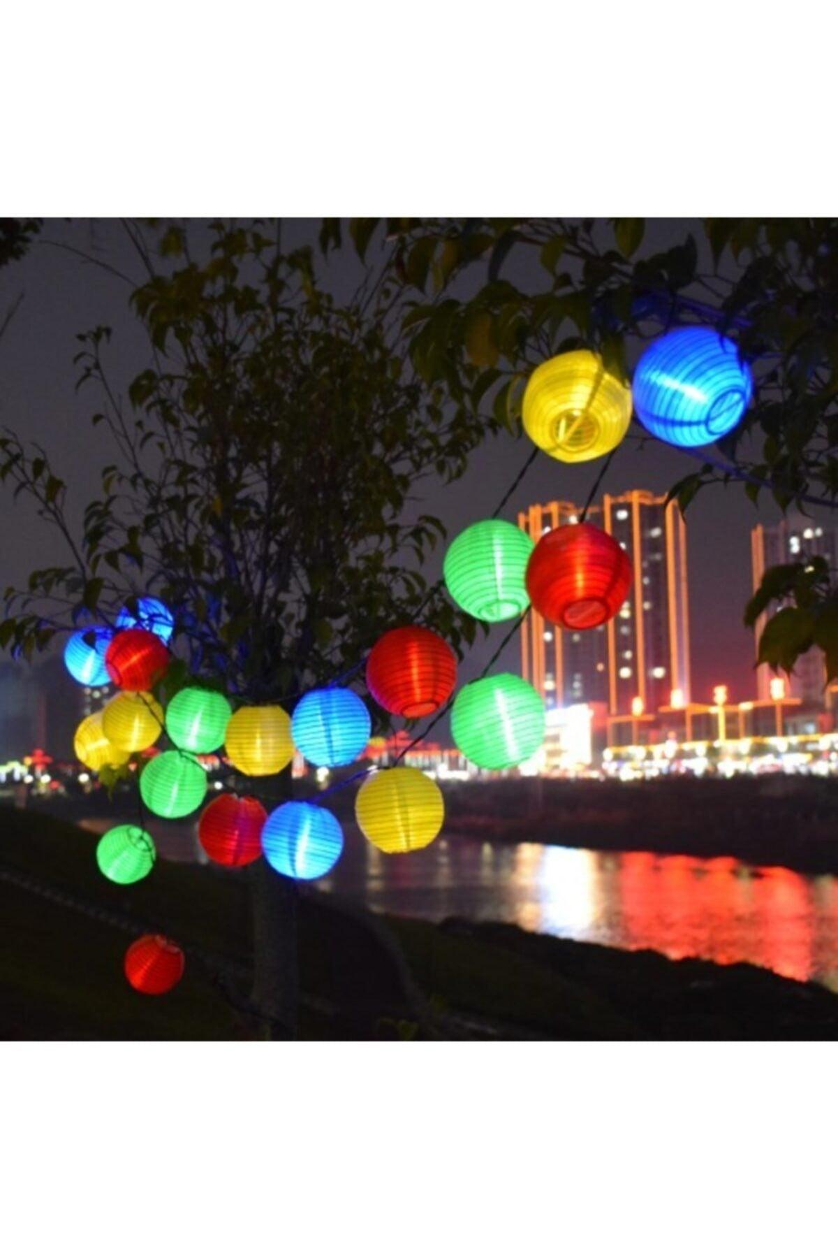 20 Led 3 Meters Solar Powered Japanese Lantern