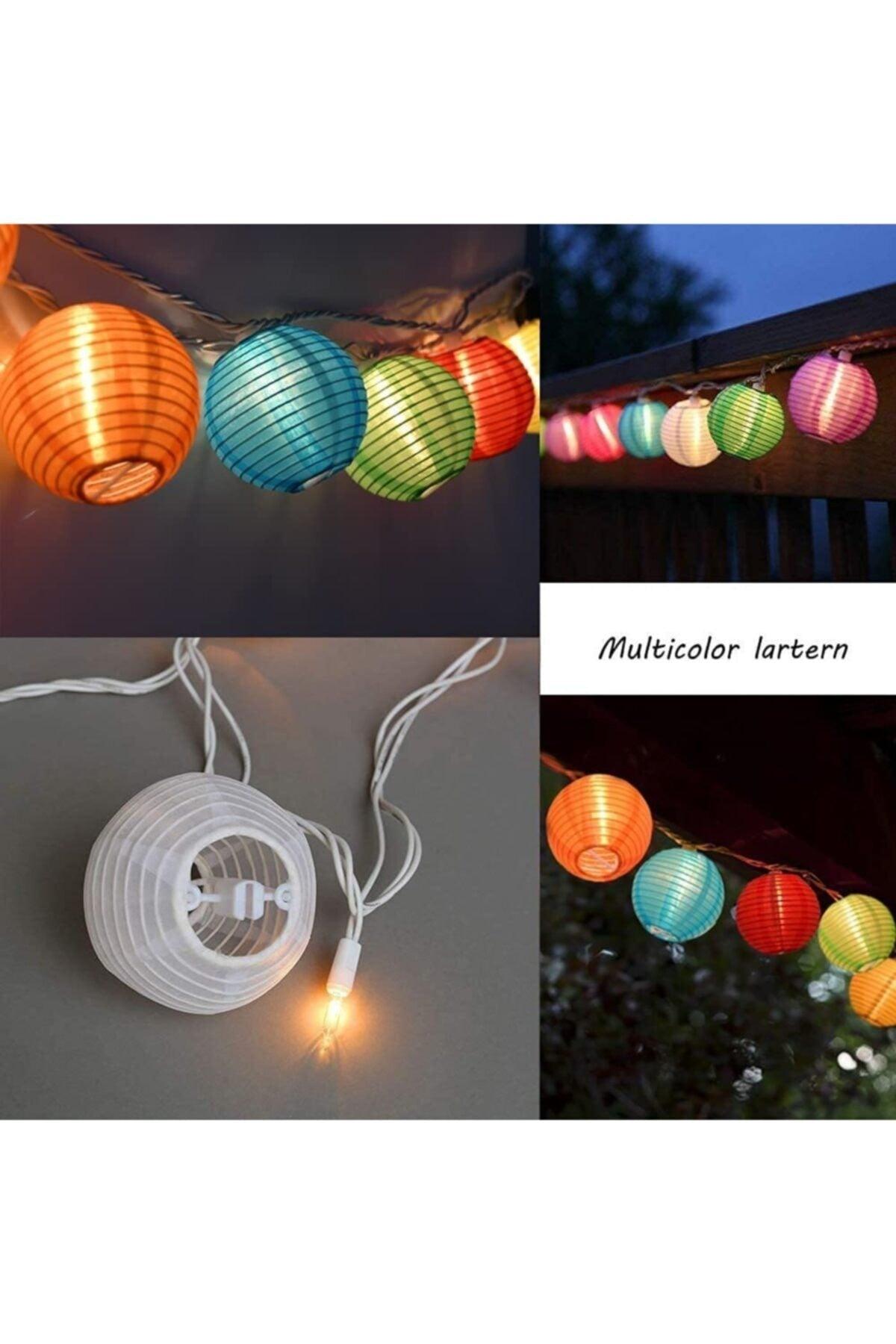 20 Led 3 Meters Solar Powered Japanese Lantern