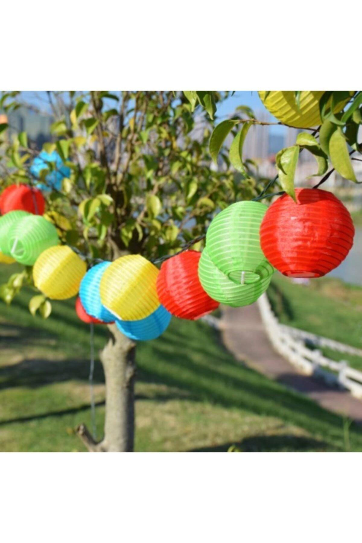 20 Led 3 Meters Solar Powered Japanese Lantern