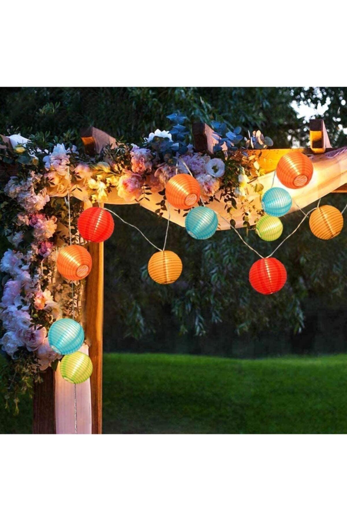 20 Led 3 Meters Solar Powered Japanese Lantern