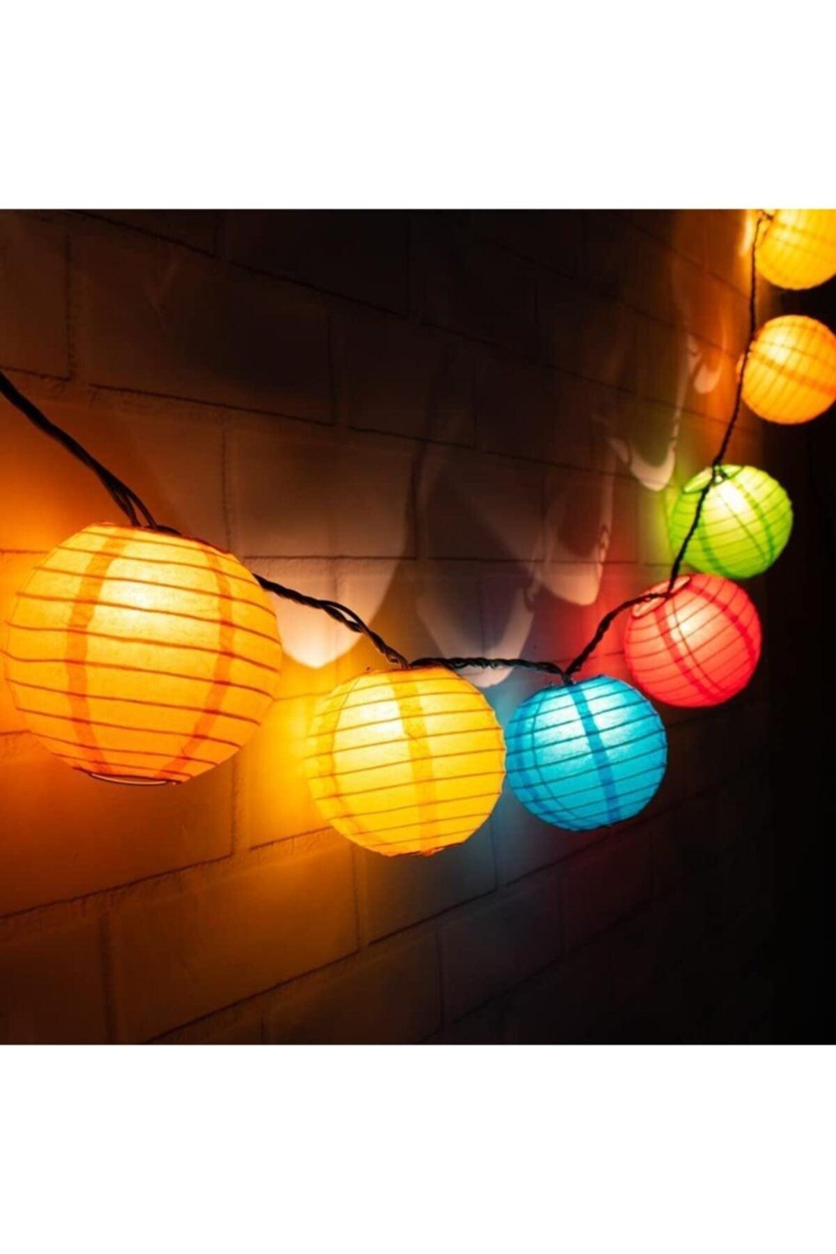 20 Led 3 Meters Solar Powered Japanese Lantern