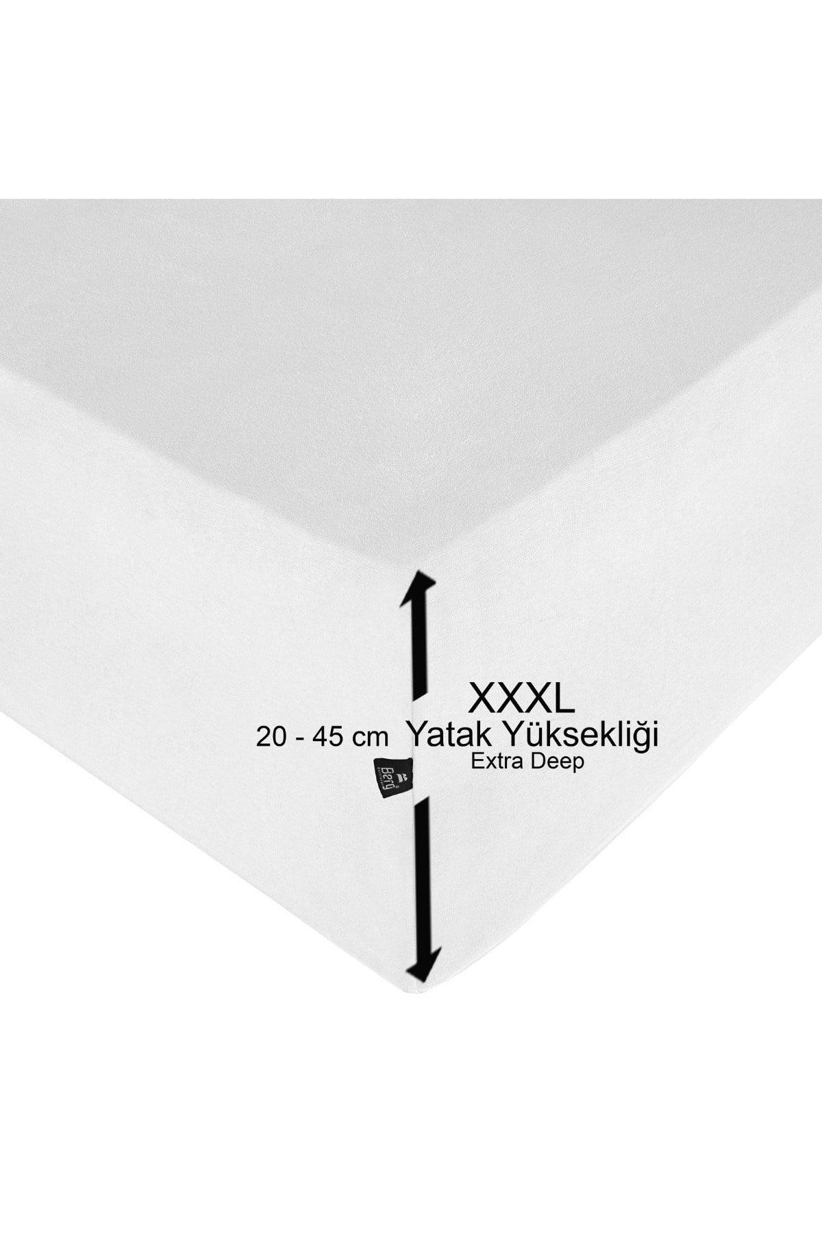 200x220 +45 Cm Height Elastic Luxury Combed Cotton Linen White, Luxury Fitted Sheet Cotton - Swordslife