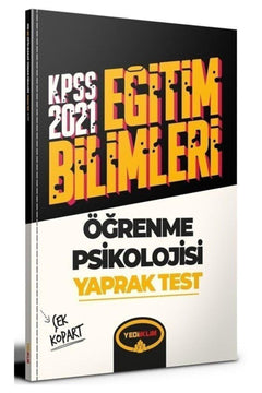 KPSS Educational Sciences Learning Psychology Test Book - Czech Cut Edition