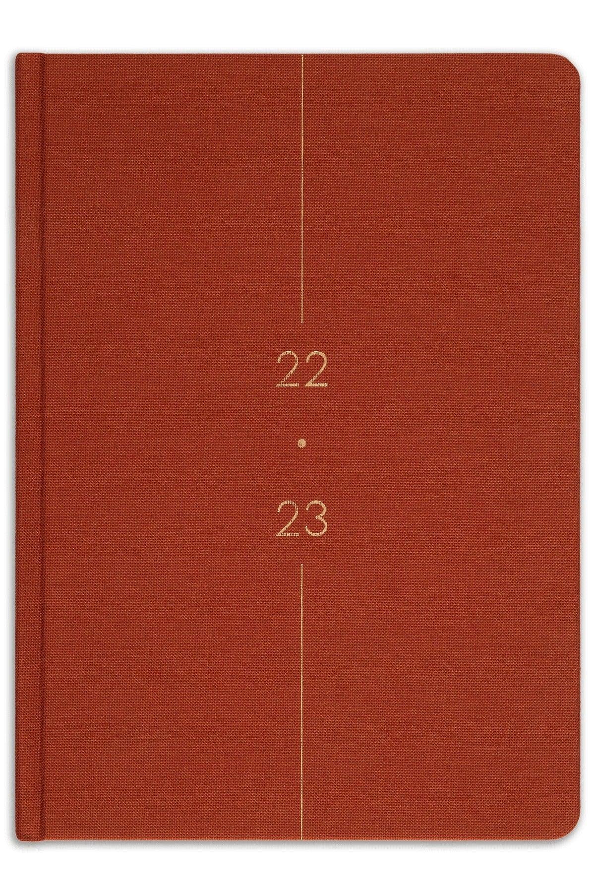 2022-2023 A5 Linen Academic Agenda 17