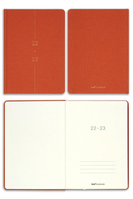 2022-2023 A5 Linen Academic Agenda 17