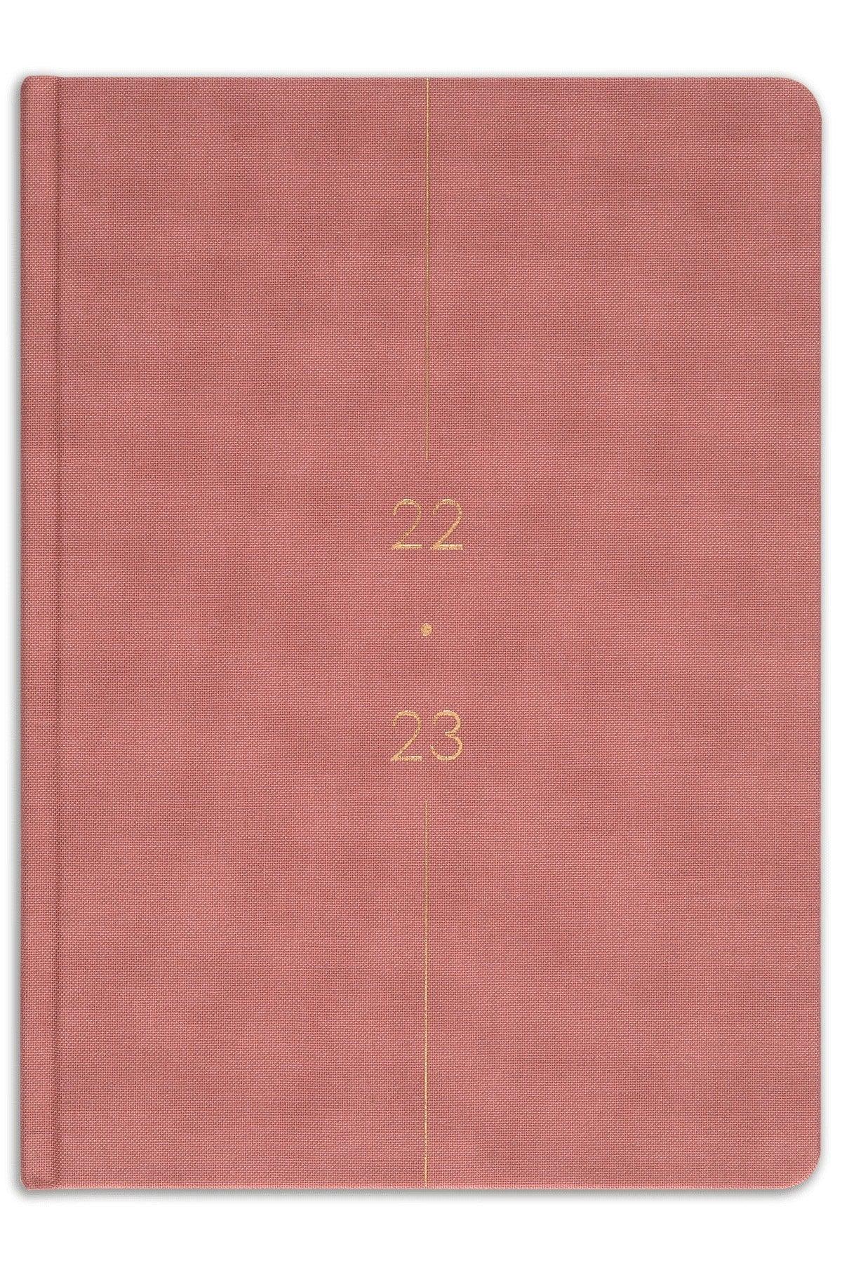2022-2023 A5 Linen Academic Agenda 17