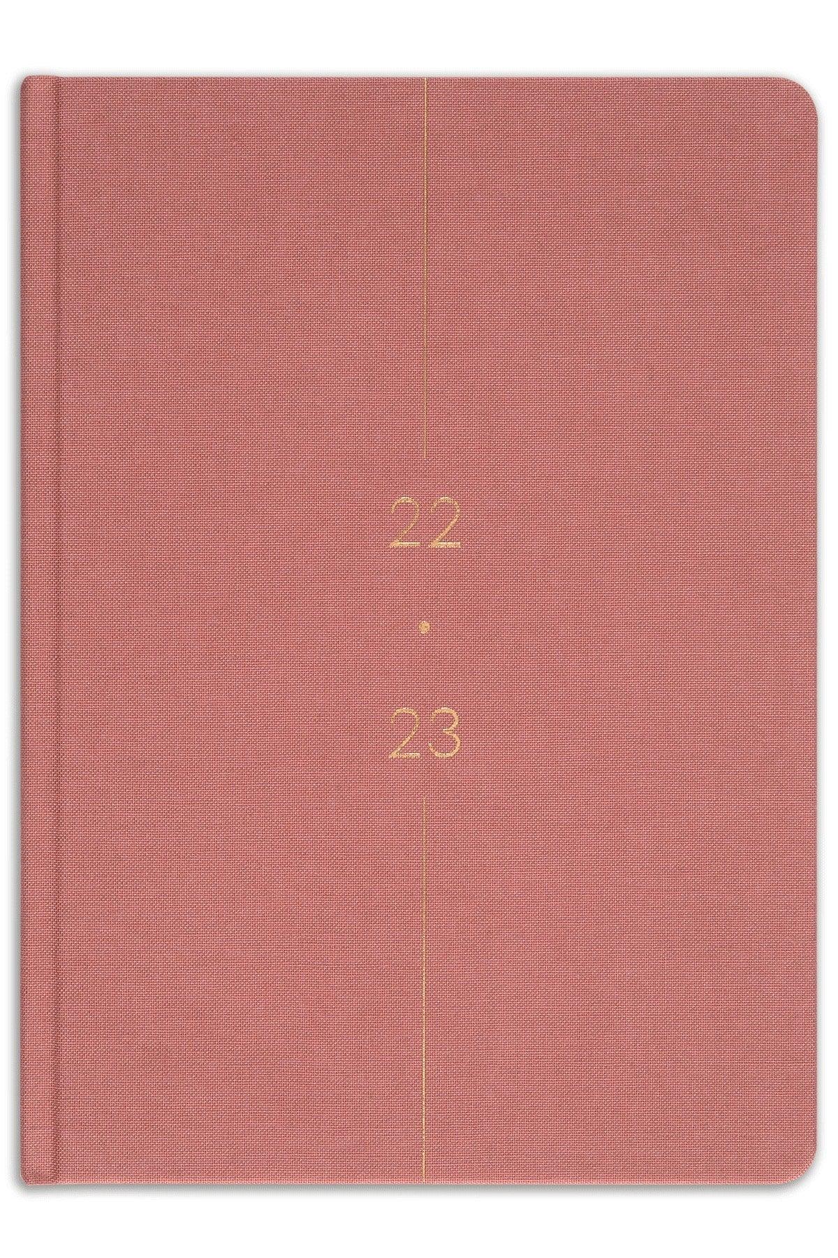 2022-2023 A5 Linen Academic Agenda 17