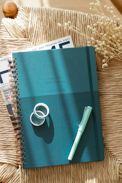 A4 Hardcover Spiral Notepad – 112 Pages, 90gsm Lined Paper