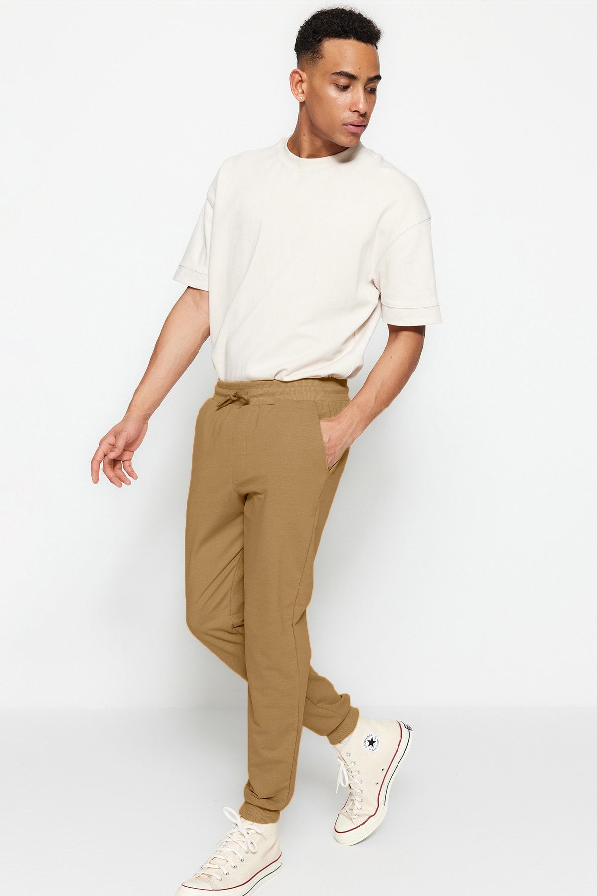 Stone Herren Basic Regular/Normal Cut Elastische Jogger Jogginghose Tmnss20Ea0053