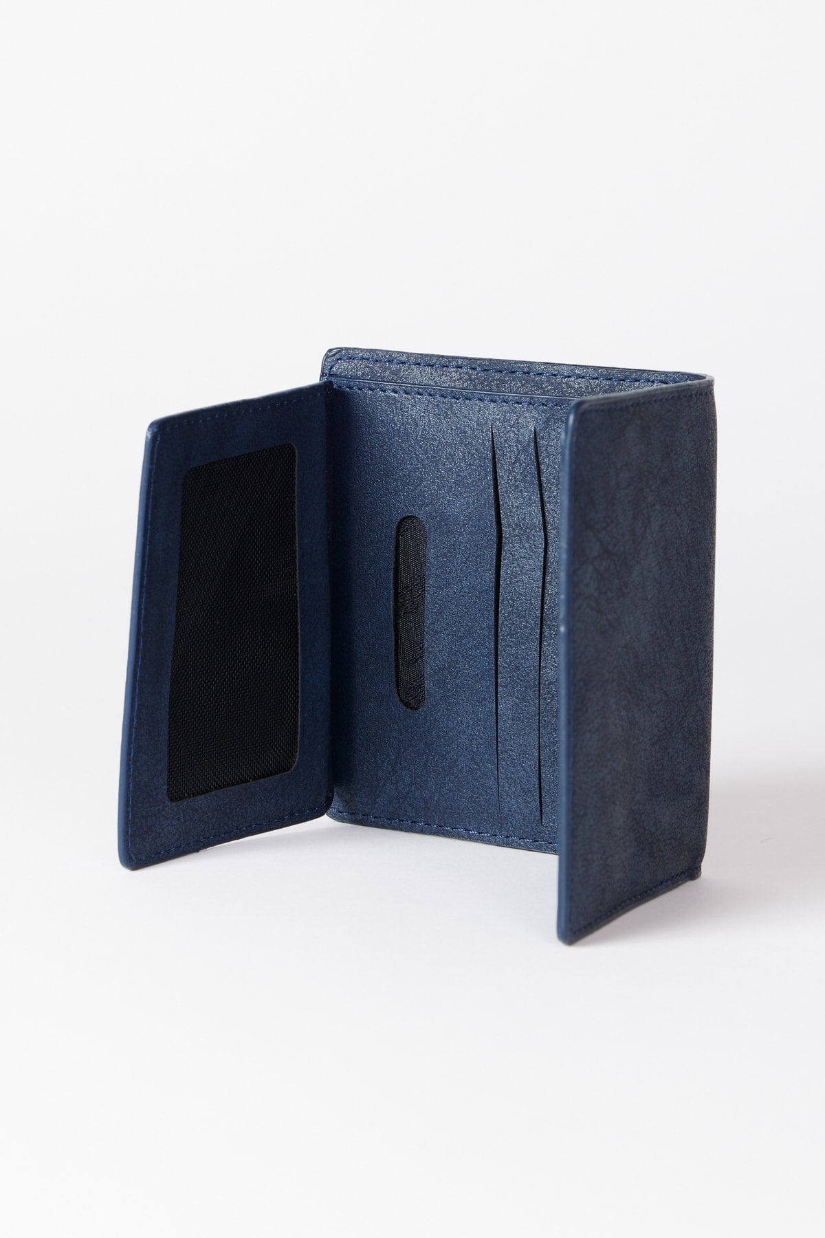 Marineblaue Herrenbrieftasche