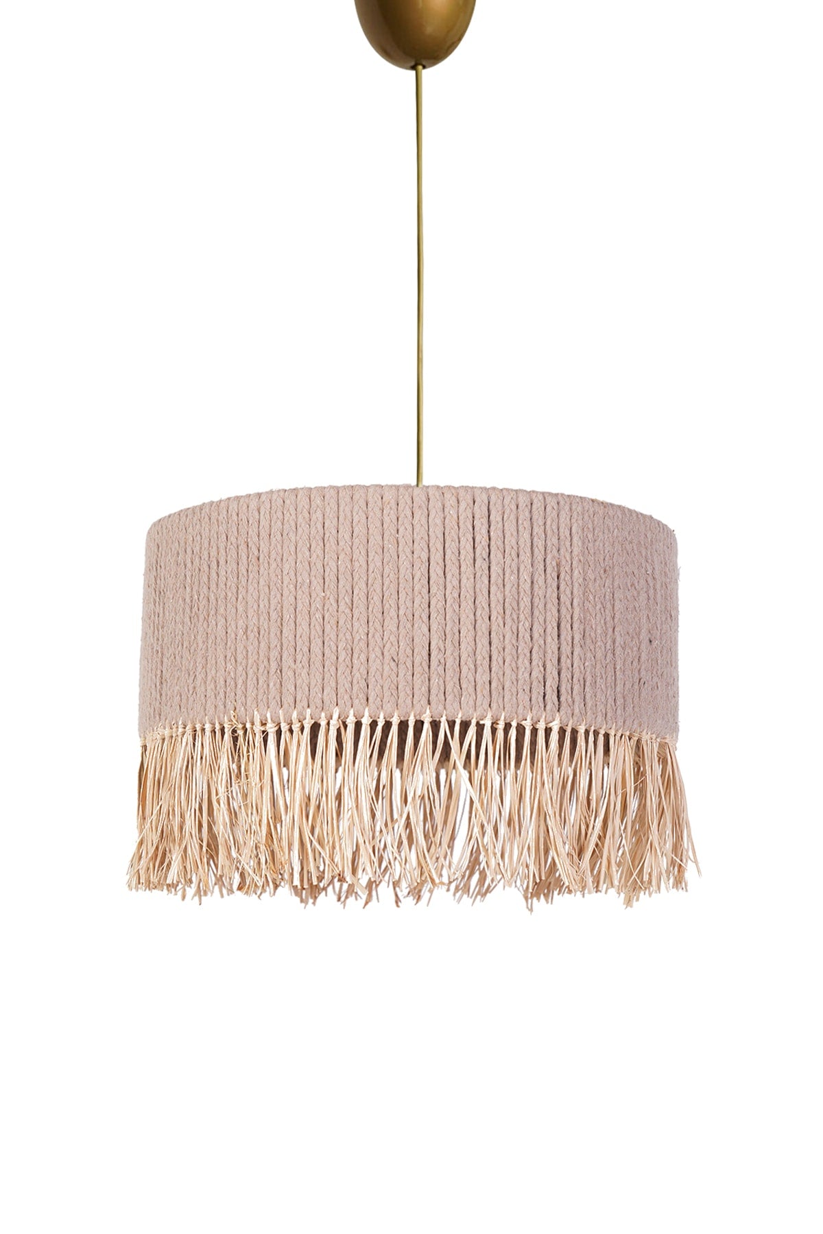 Touffe Handgefertigter Kronleuchter Beige Hnmd-42