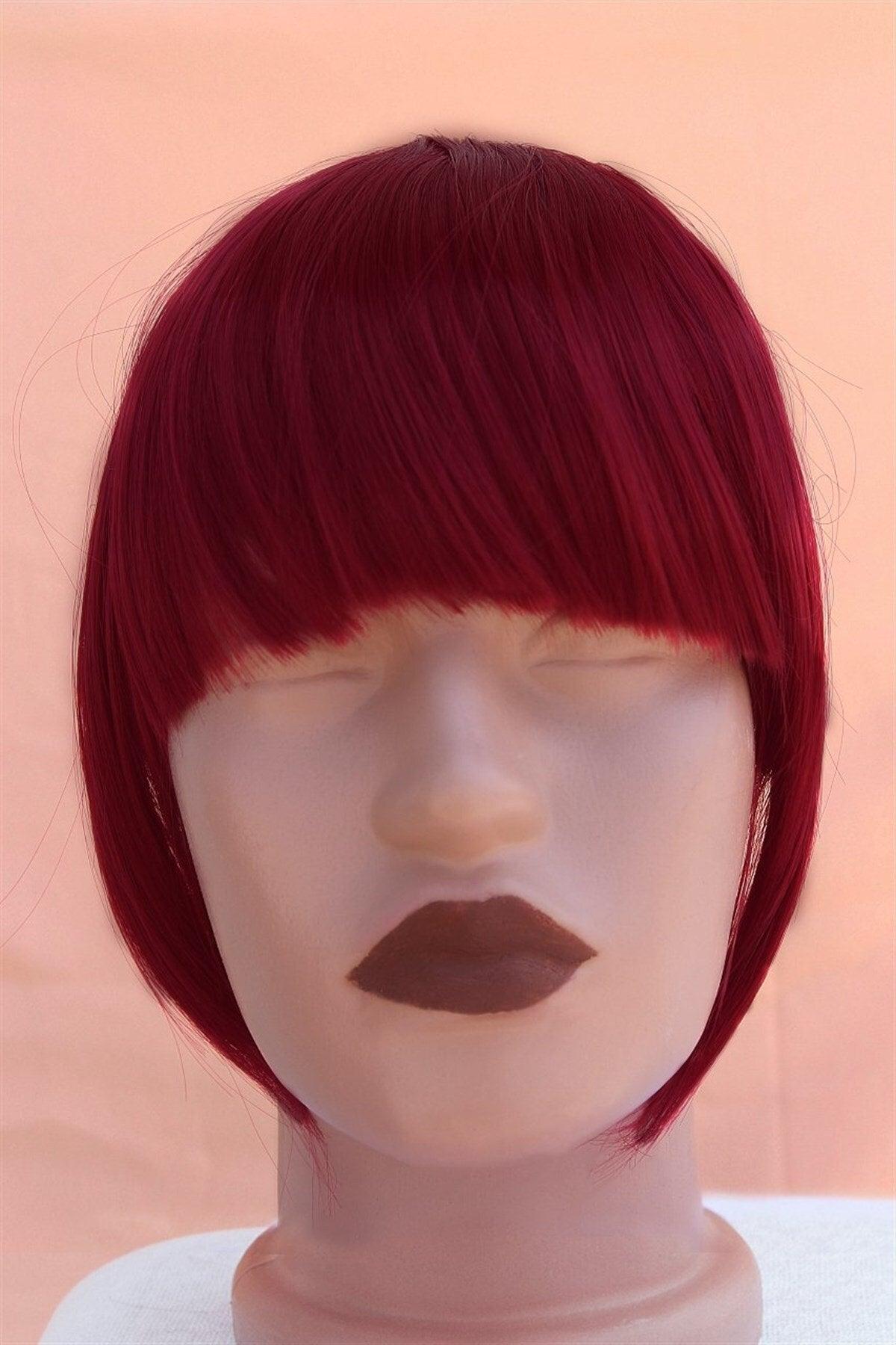 False Bangs - Red - Long Edge - Swordslife