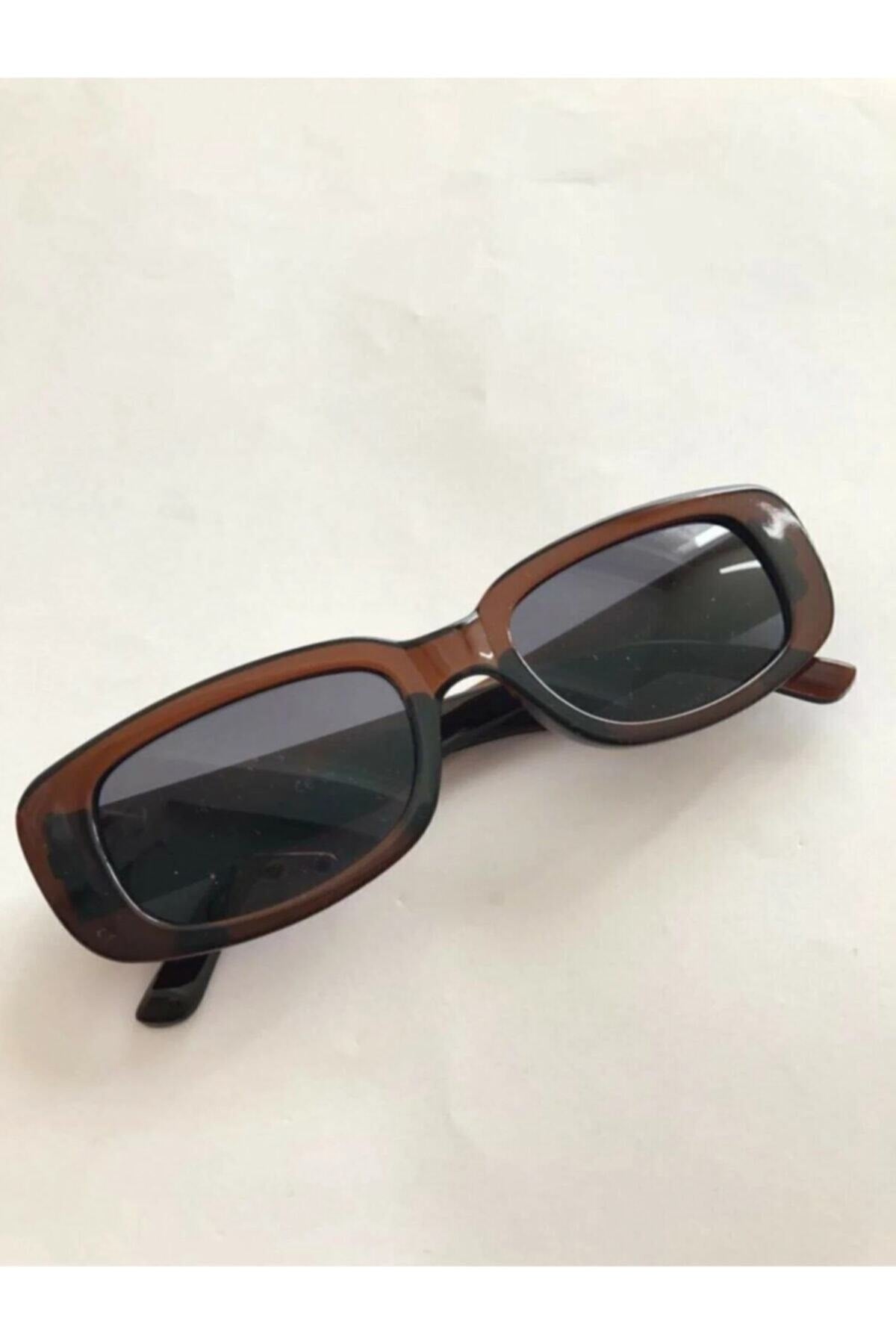 Rechteckige Sonnenbrille