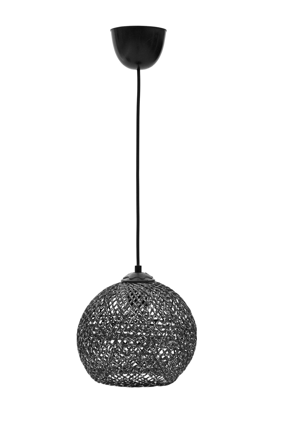 Balle Black Pendant Lamp Ball Chandelier (Black Hanger Set)